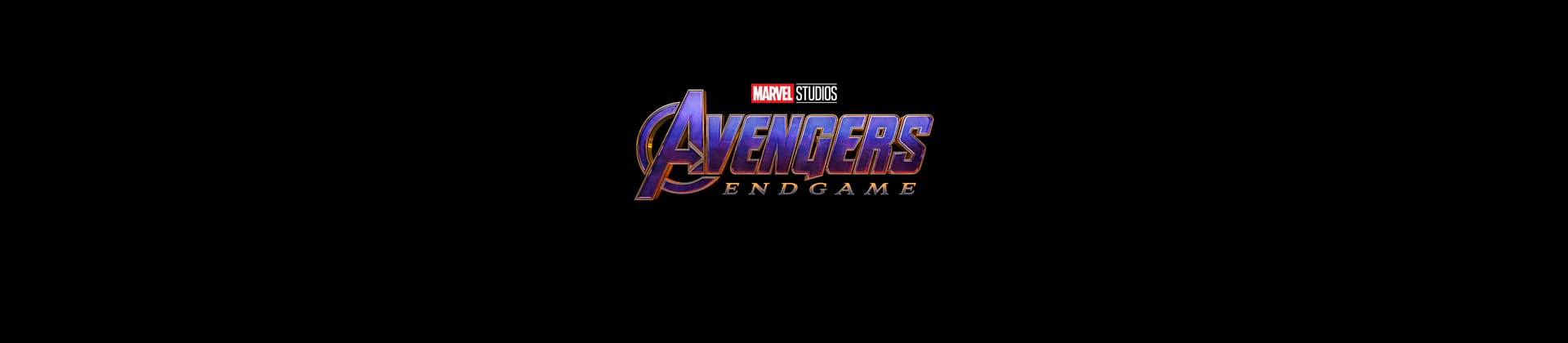 Avengers: Endgame Movie Logo On Black Avengers 4