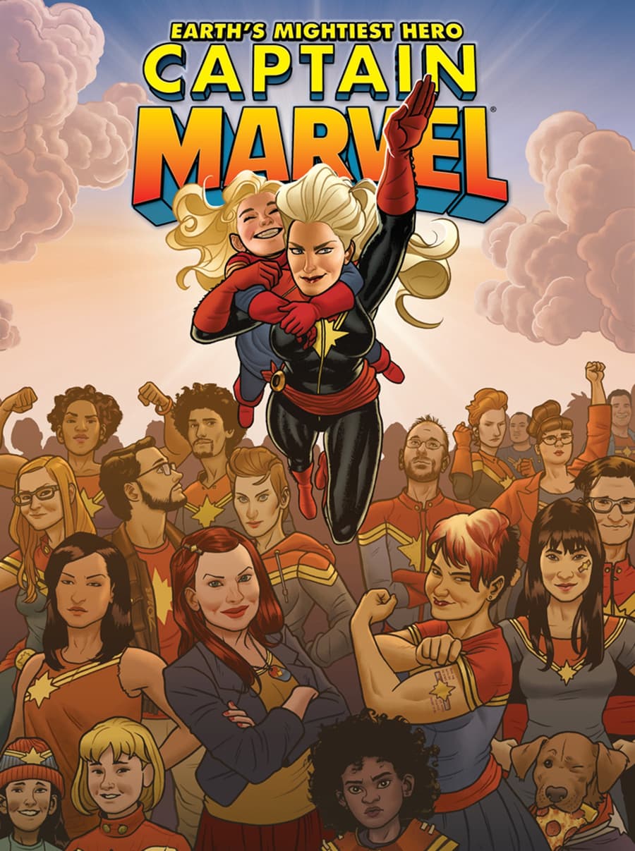 CAPTAIN MARVEL (2012) #17 cover by Joe Quinones