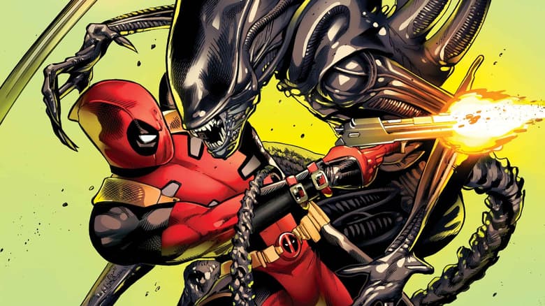 DEADPOOL #4 Marvel Vs. Alien Variant Cover by Greg Land