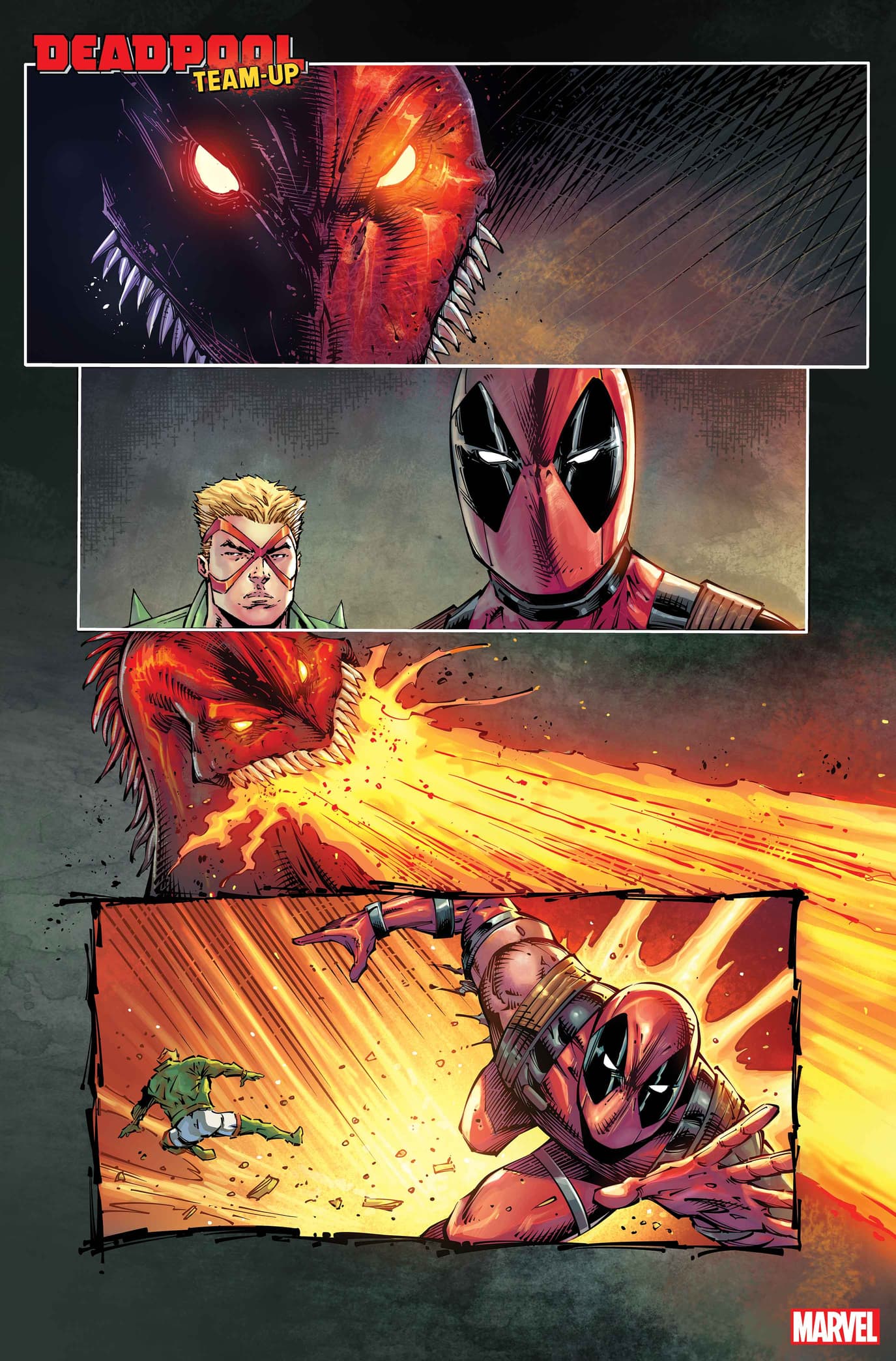 DEADPOOL TEAM-UP #1 interior artwork by Rob Liefeld