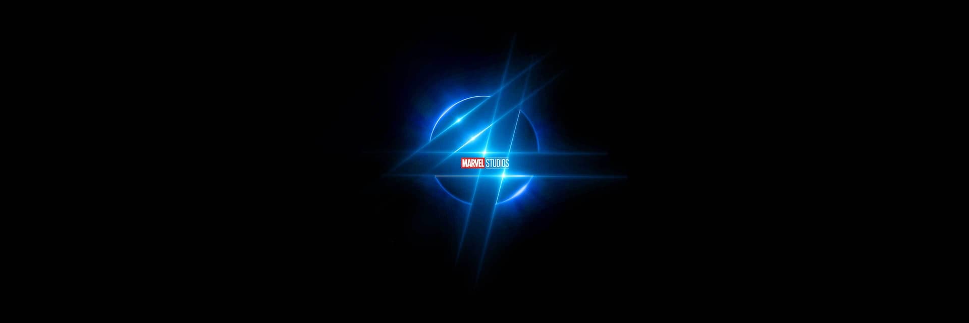 Marvel Studios Fantastic Four Movie Logo on Black