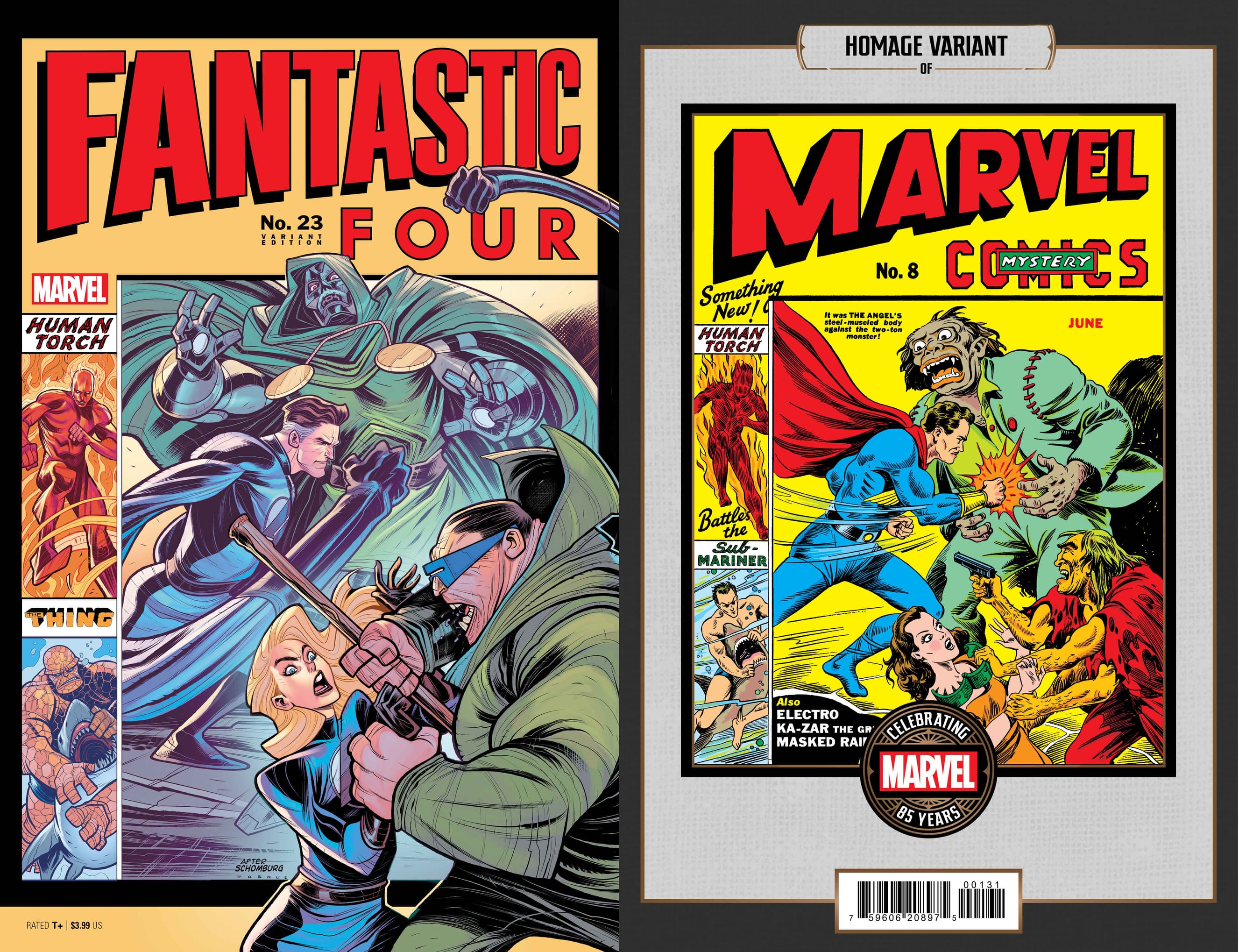 FANTASTIC FOUR #23 Marvel 85th Anniversary Homage Variant Cover by Elizabeth Torque​​​​​​​