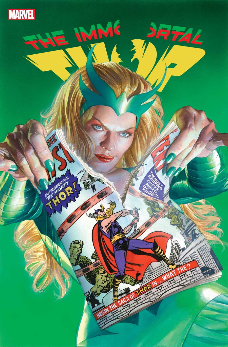 IMMORTAL THOR #9 cover by Alex Ross