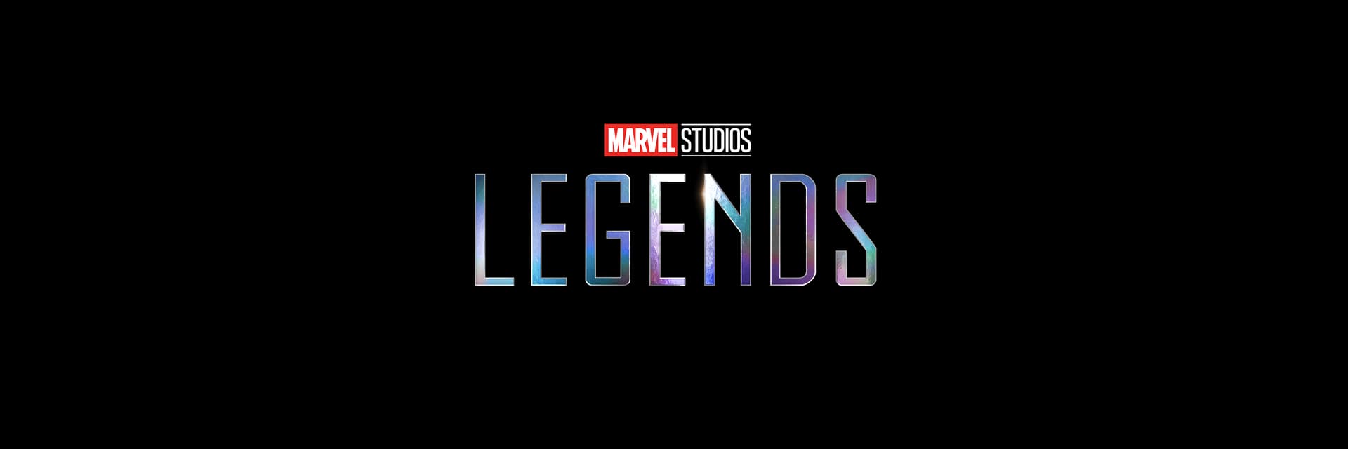 Marvel Studios: Legends Disney Plus TV Show Logo on Black