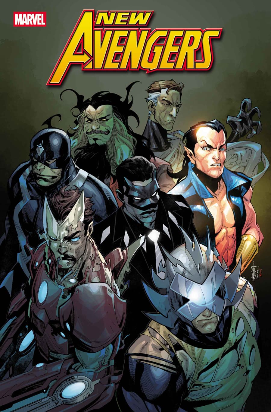 NEW AVENGERS #4 Cover by STEPHEN SEGOVIA