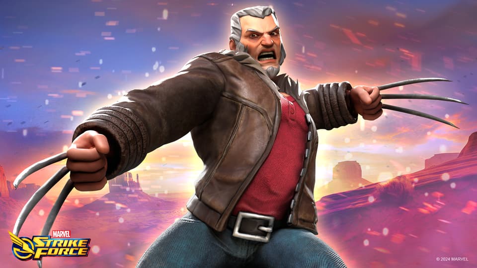 MARVEL Strike Force Old Man Logan Social Landscape