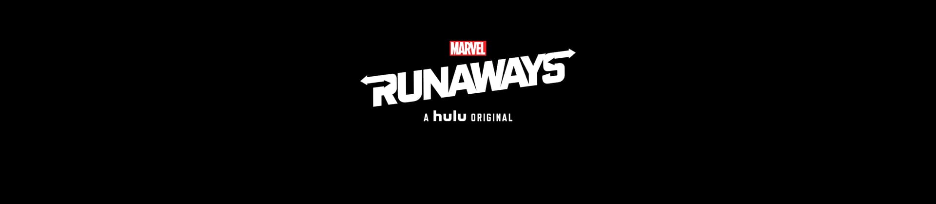 Marvel's Runaways Season 2 TV Logo on Black